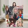 Lady Gaga Stupid Love Album Inspired Soft Plush Throw Blanket Warm Flannel Bedspread Sofa Cover Home Decor