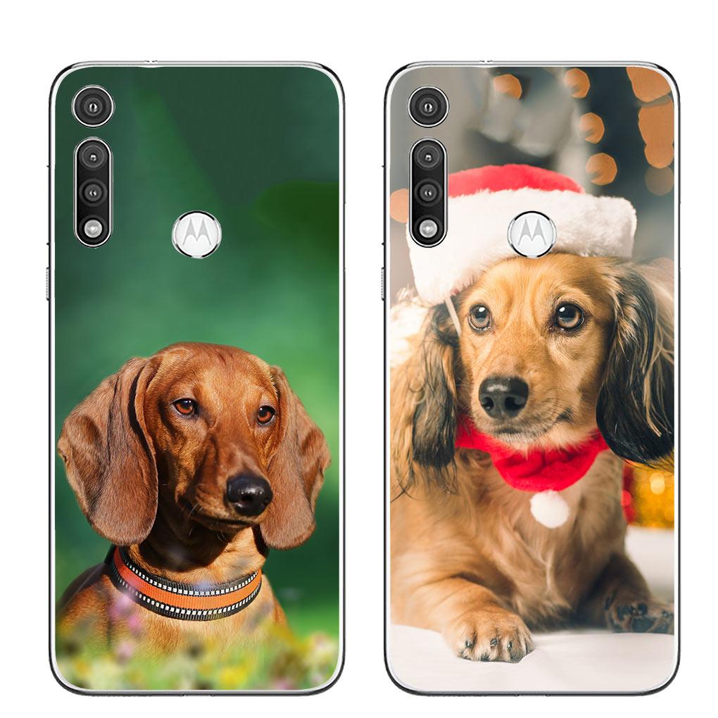 Dachshund Dog Cover Phone Case for Motorola Moto G13 G14 G53 G54 G62 G72 G82 G84 E13 E20 G42 G32 G23 G22 Funda Soft Casing