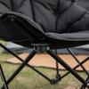 High Back Moon Chair Foldable Padded Folding Camping Stable Structure