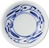 Tobeyaki Senzan Diameter X Inner Diameter X Height Set of 2 Tobeyaki Bowls with Round Edges (Tobeyaki Senzan) Bowls, White/Blue, Approx. 16.0cm 14.3cm