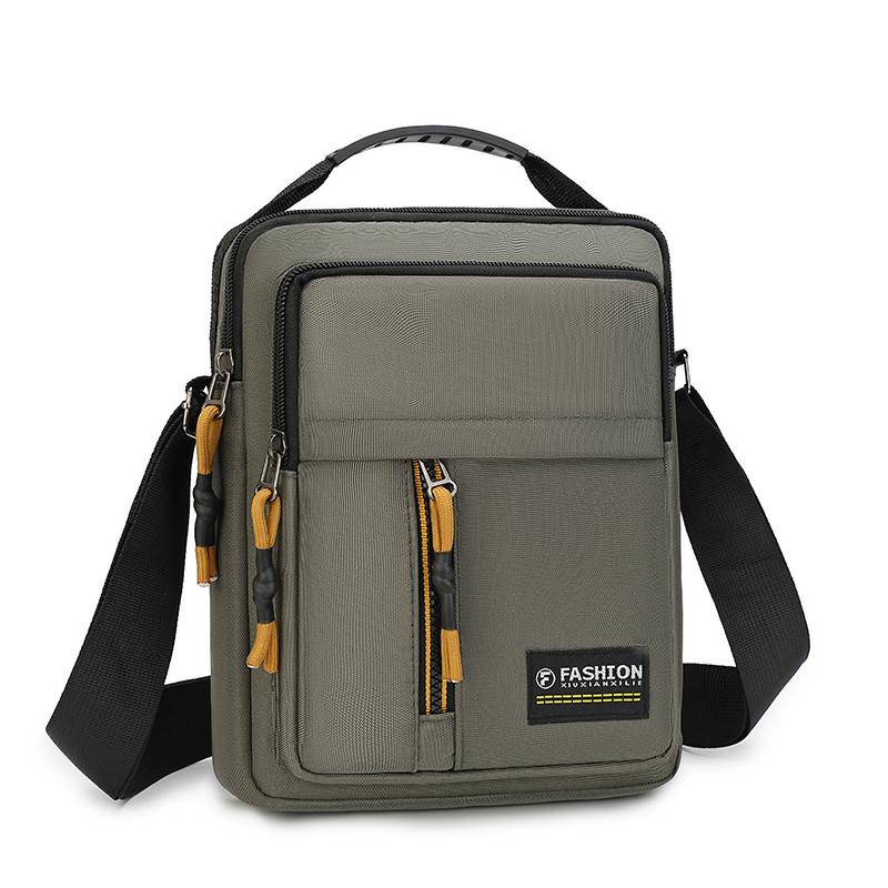 Men Crossbody Bag Single Shoulder Bags Big Capacity Storage Bag Fashion Multi-Pockets Business Crossbody Bags