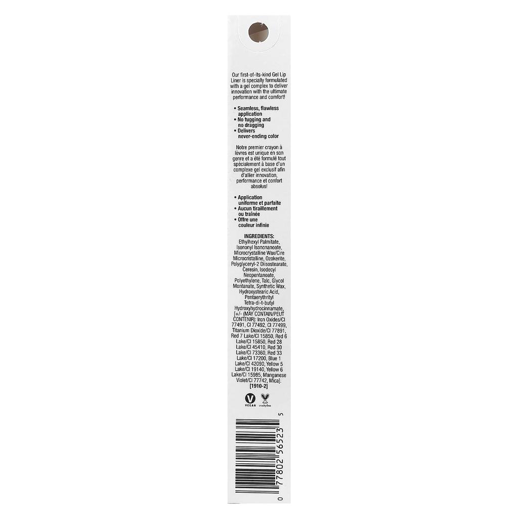 Perfectpout Gel Lip Liner, Gone Burgundy, 0.2G(0.007Oz)