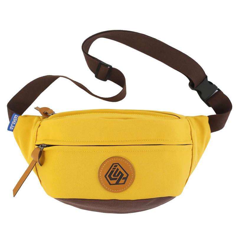 Crossbody bag women's breast bag large-capacity sports fanny pack ultra-light, simple and versatile fashion trendy shoulder bag men