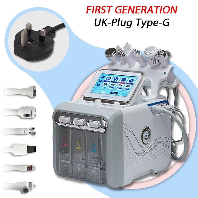 NewH2O2 6 w 1 przenośny Hydrodermabrazja pielęgnacja skóry urządzenie kosmetyczne woda strumień tlenu Hydro Peeling diamentowy mikrodermabrazja