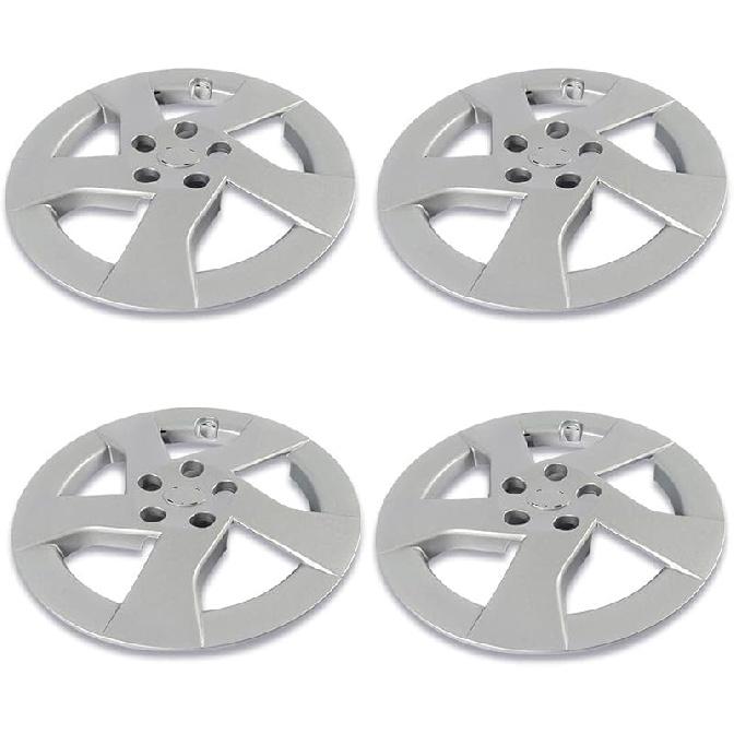 G-PLUS Kołpaki na środek koła Kompatybilne z 03-07 Toyota Tundra Sequoia Zamienny kołpak na piastę Zestaw 4 szt., Srebrny