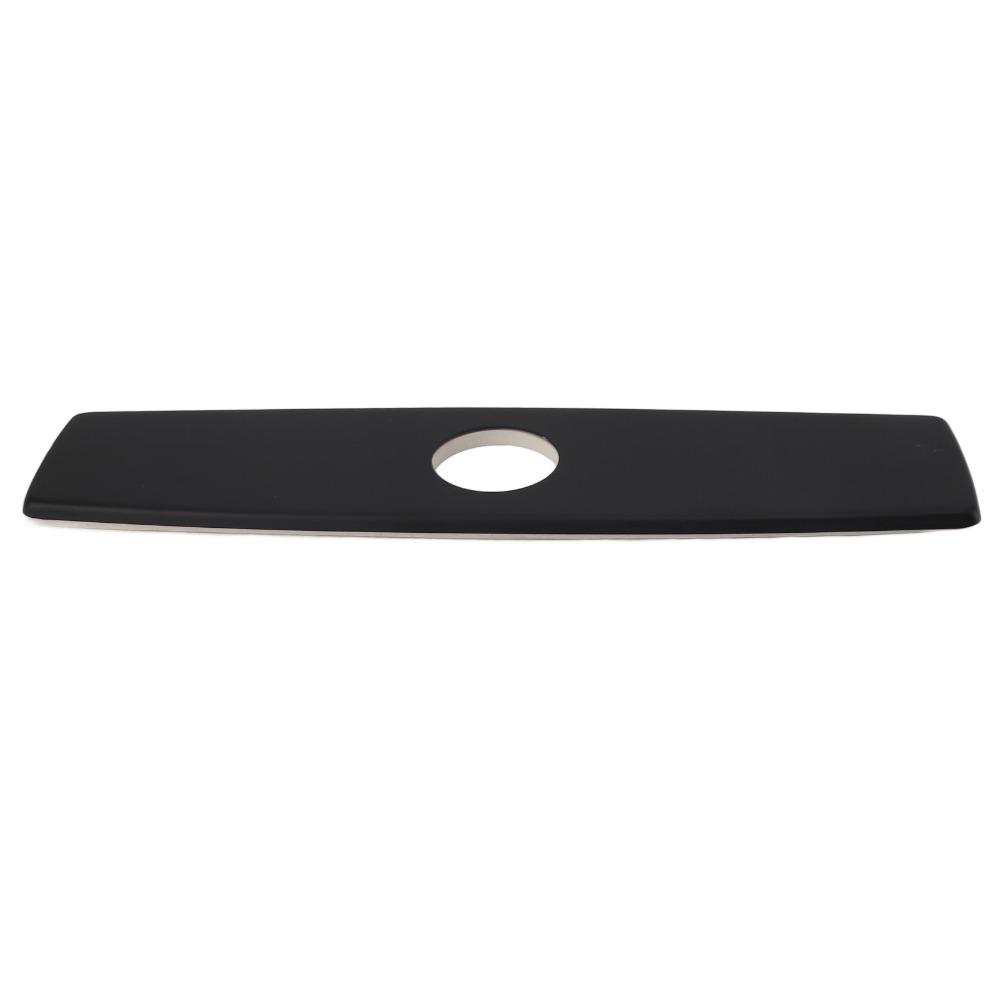 Copri Foro Lavello Nero Opaco Piastra Base per Rubinetto da 10 Pollici Piastra Copri Foro Rubinetto Resistente Cucina