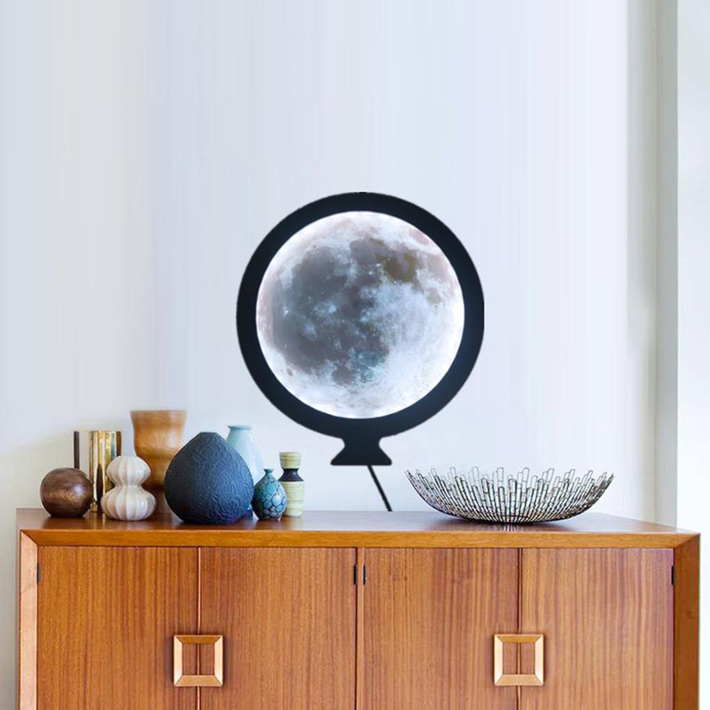 Spiegelleuchte Wandmontiert Make-up LED Spiegellampe Mondförmige Wand-Nachtlampe Heimdekorationszubehör