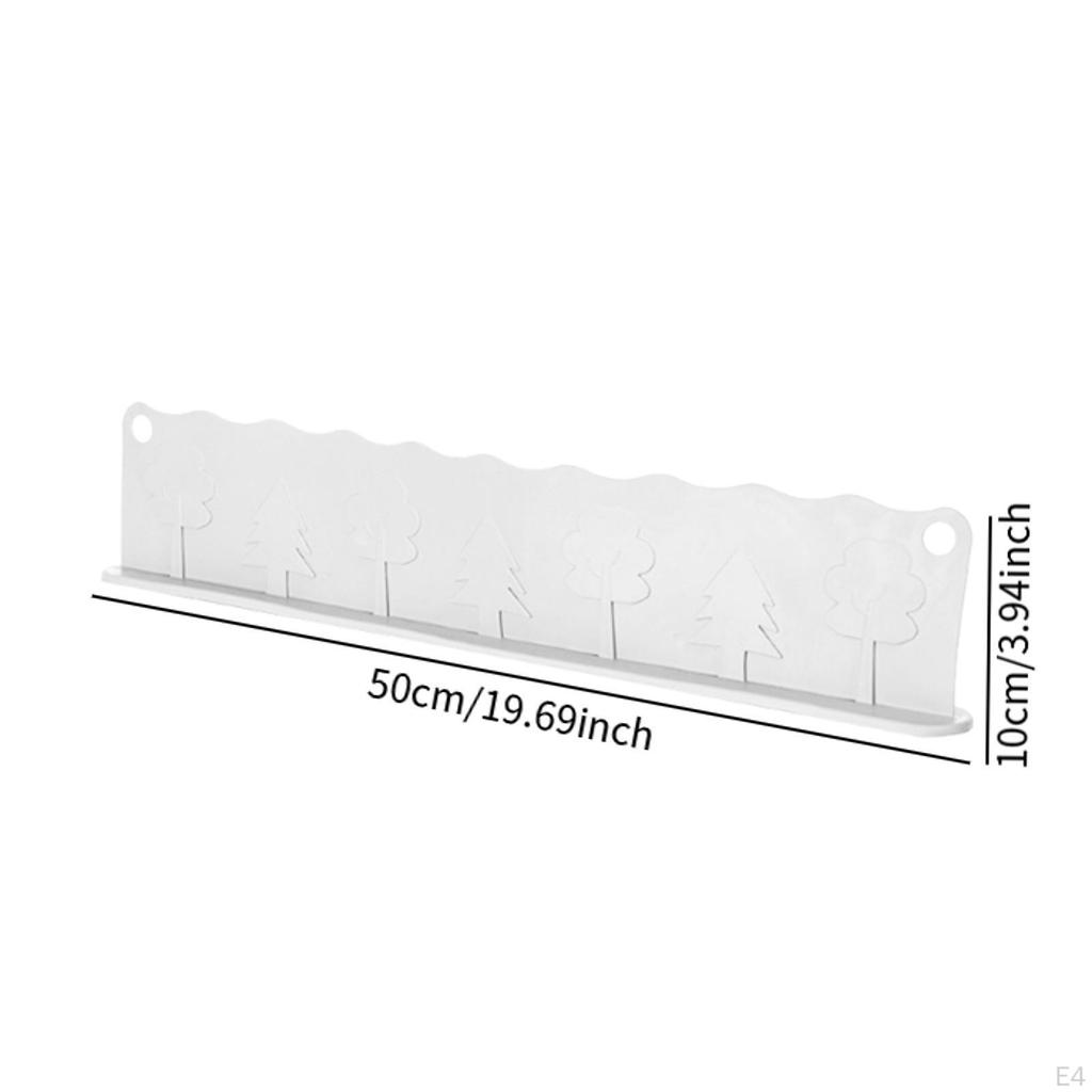 Kitchen Water Guard Board Anti Slip Baffle Sink Back for Cooktop Countertop Dish Washing