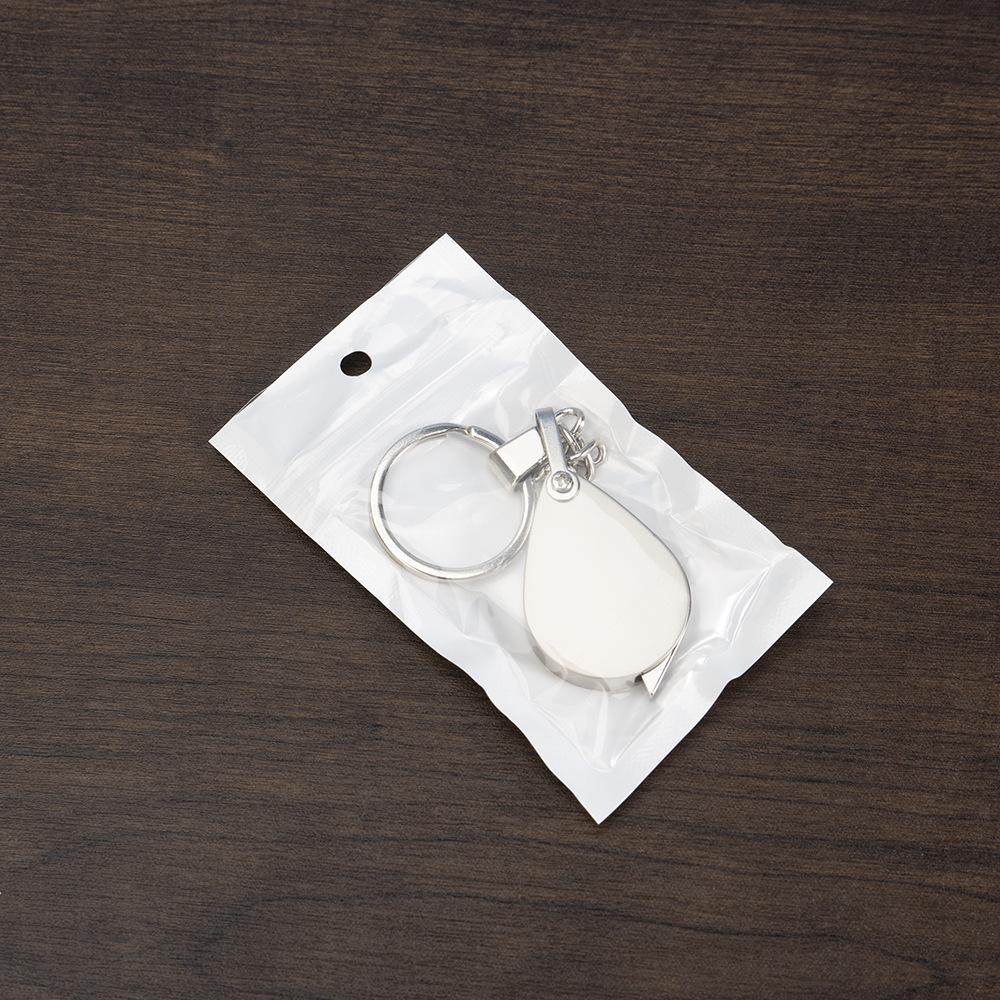 Sank High-Quality 30X Foldable Metal Keychain Magnifier for Reading Small Print