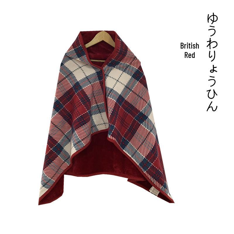 Japanese Heat-Generating Arctic Fleece Blanket Shawl - Moisture-Absorbing, Perfect for Sofa, Autumn & Winter.