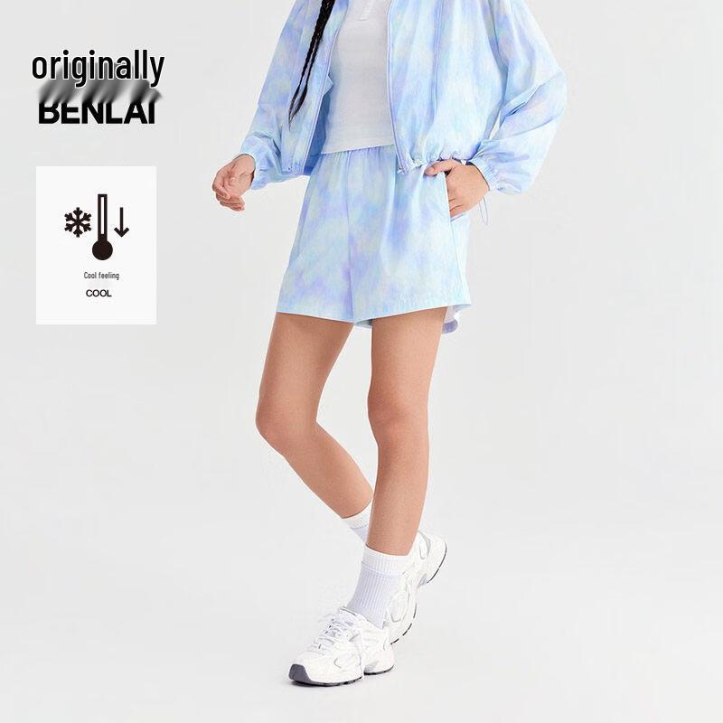 Benlai Women s Cooling Feel Printed Casual Shorts S
