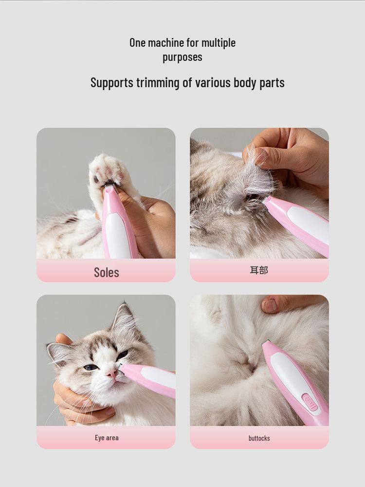 Electric Pet Paw and Hair Trimmer for Cats and Dogs