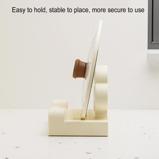 Pot Lid Stand Tableware Storage Rack Cat Palm Shaped Multipurpose Spoon Spatula Holder Kitchen Organizer Decor