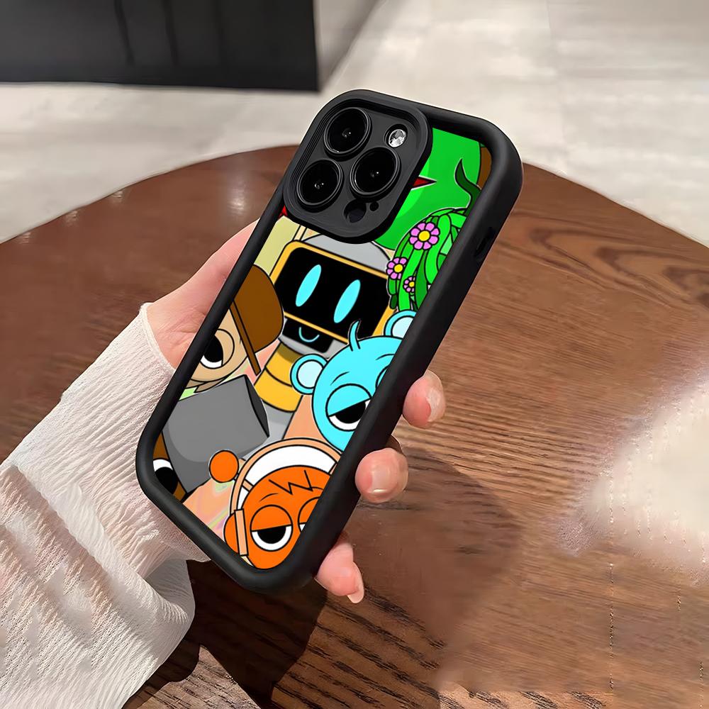 Cartoon Game Sprunki Phone Case For IPhone 17 Pro Max 15 Pro 16 14 Plus 12 13 Mini 11 Pro Shockproof Soft Cover