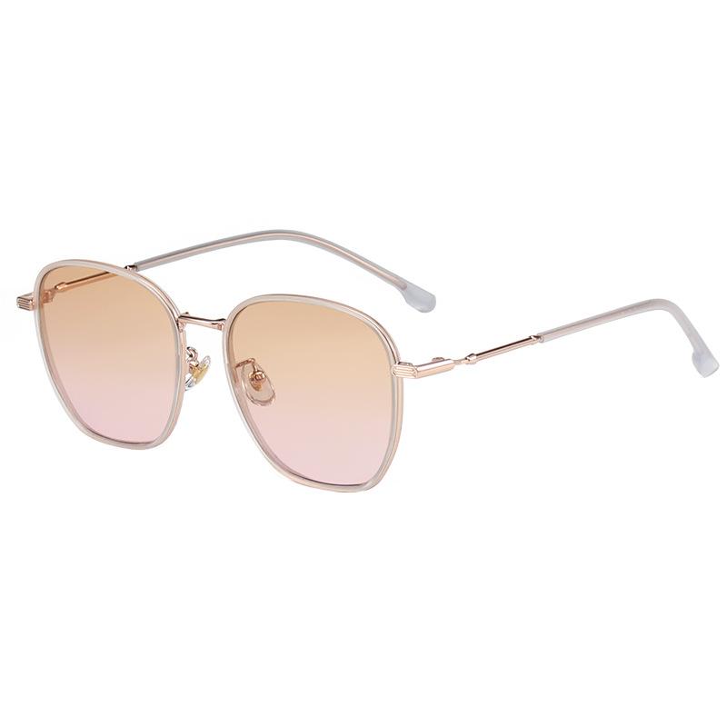

Fashion Women Sunglasses Round Face Slimming Highend Uv Glasses Polarized StyleF
