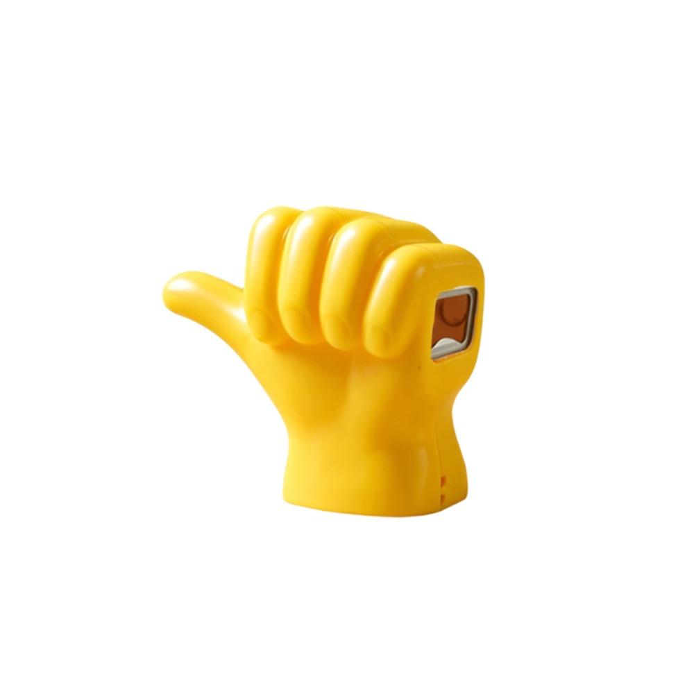 Solid-colored Thumbs-Up Refrigerator Magnet Magnetic Desk Ornament Beer Bottle Cap Remover  Gift