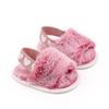 2025 New Baby Boys Girls Sandals Fluffy Baby Shoes Newborn Cotton Soft Sole Anti-Slip Toddler First Walkers Baby Slippers Indoor