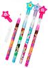 Tiny Mills Mermaid Stackable Push Pencil Set with Erasers and Shark Perfect for Birthday Carnival Favor Classroom and Pinata 24 Pencils per Pack