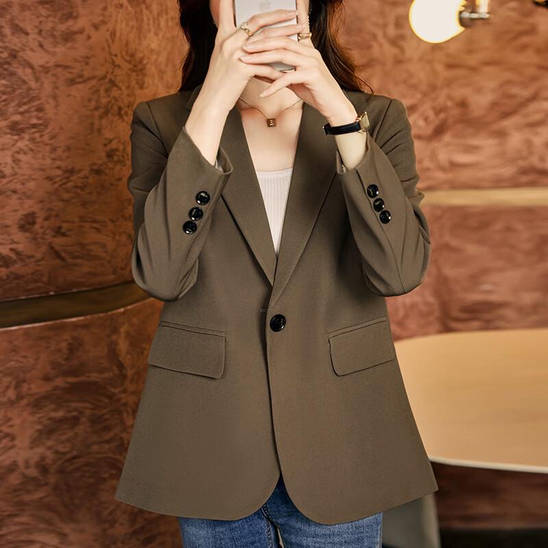 Women's Loose Fit Suit Trench Coat