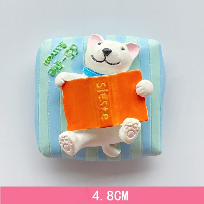 Kawaii Korean Style Dog Fridge Magnets Wedding Gifts Home Decor Fridge Stickers Children Toys Festival Gifts Blackboard Stickers