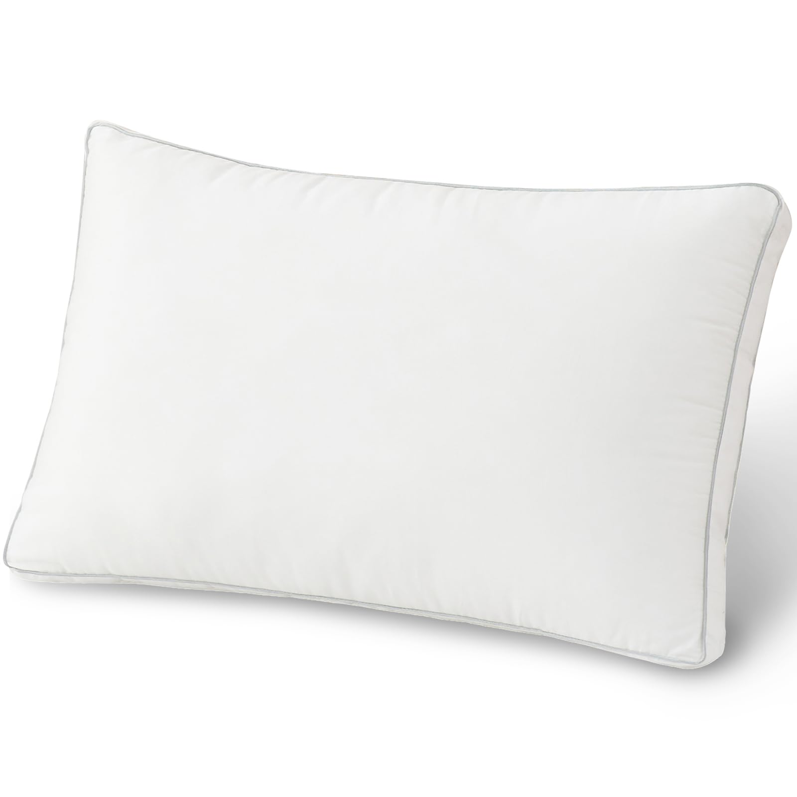 

fuwawa Hotel-Quality Pillow, Approx. 63 x 43 x 20 cm [High x Low Height Adjustable] High-Resilience Pillow [SEK], Odor-Resistant, 3D Structure, Soft