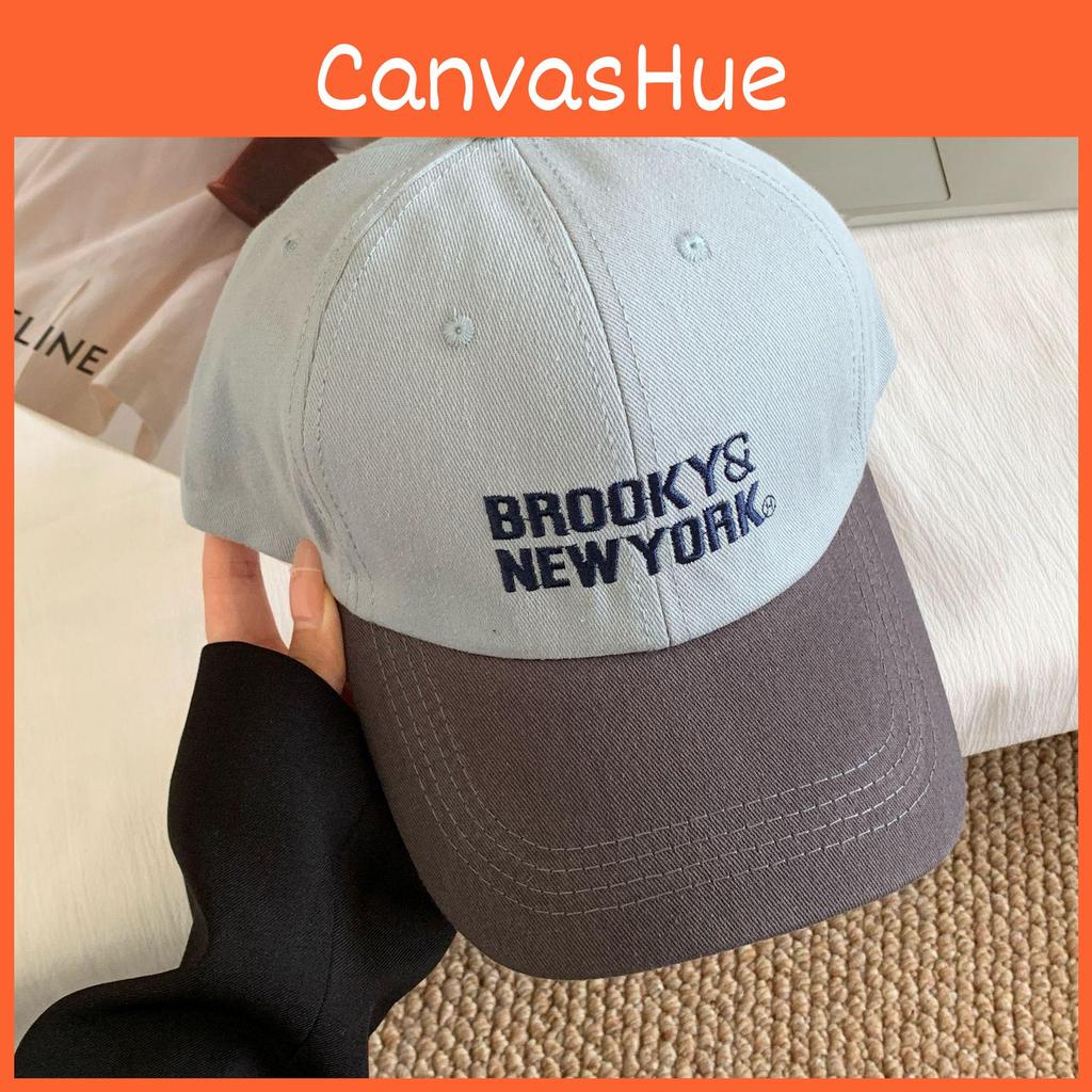 Fashion Color Blocked Baseball Cap With Letter Embroidery Design For Daily Wear