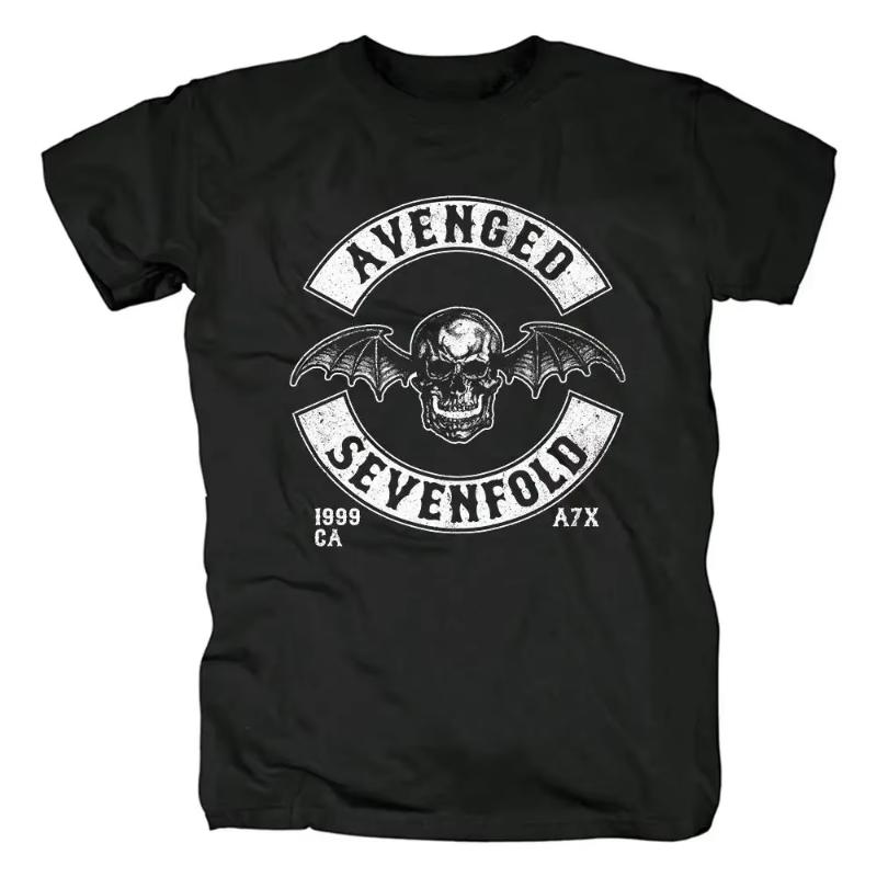 Men Harajuku Metalcore Avenged Sevenfold Rock T Shirt Hip Hop Streetwear T Shirt Heavy Metal Plus Size T Shirt Women 62446