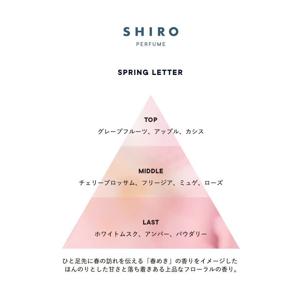 SHIRO PERFUME SPRING LETTER 50ml (Limited Edition)