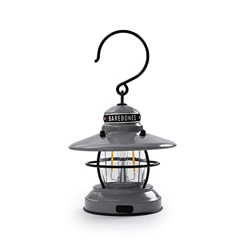 BAREBONES Mini Edison Lantern LED, Slate Gray [Official Japanese Distributor]