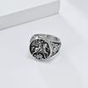 European and American Style Retro Templar Titanium Steel Ring Fashionable Knot Mens Hand Jewelry