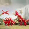 287 stücke 3 In 1 Dinosaurier Serie Tyrannosaurus Pterosaurier Stegosaurus Jungen Bausteine Spielzeug Geschenk Keine Box
