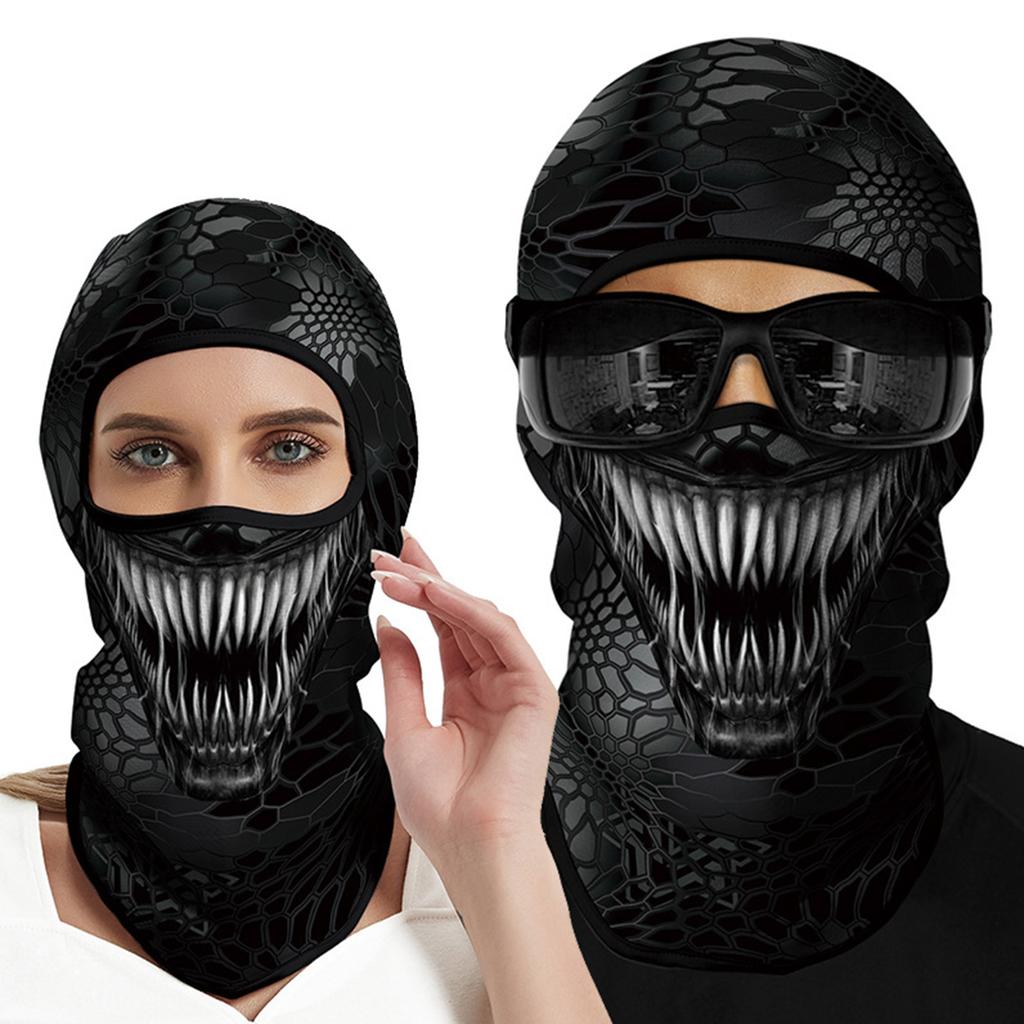 Outdoor Sun Protection Face Mask Neck Gaiter UPF 40 Plus Lightweight Breathable Helmet Liner for Motorcycling Fishing and Sports