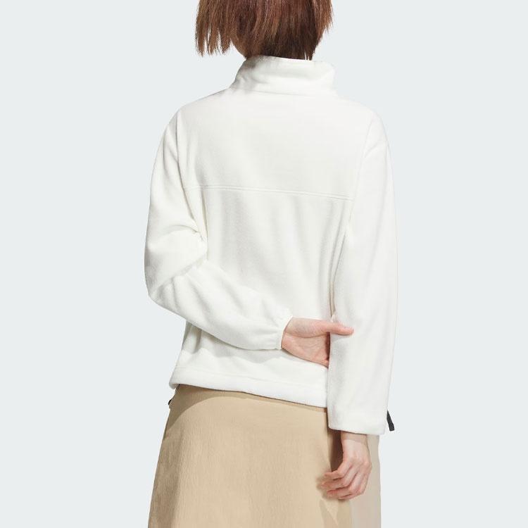 adidas City Escape Loose Fit Sweatshirt Jackets & Coats Women's Jade White JE8582