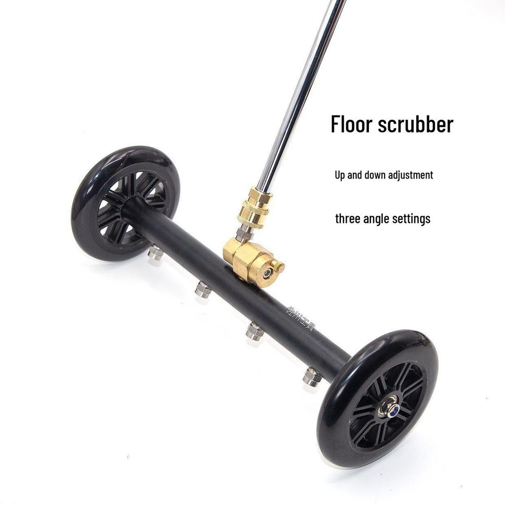 High-Pressure Sanitation Vehicle: Road & Floor Washer with Adjustable Nozzle for Municipal Use.