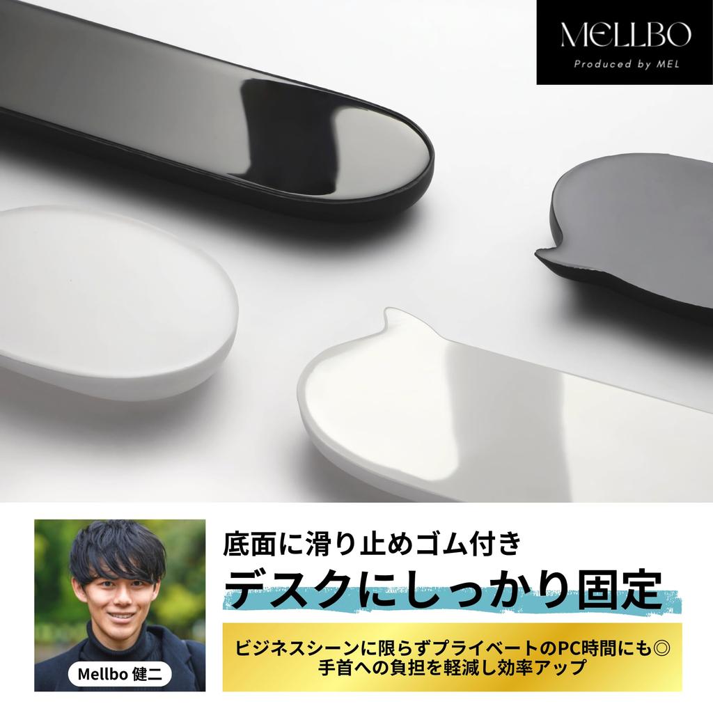 Mellbo Mouse Pad Lift Set Wrist Rest Set Palm Rest Memory Foam Gaming Mouse Keyboard Fits Wrists Reduces Strain (Grey) 2-Piece