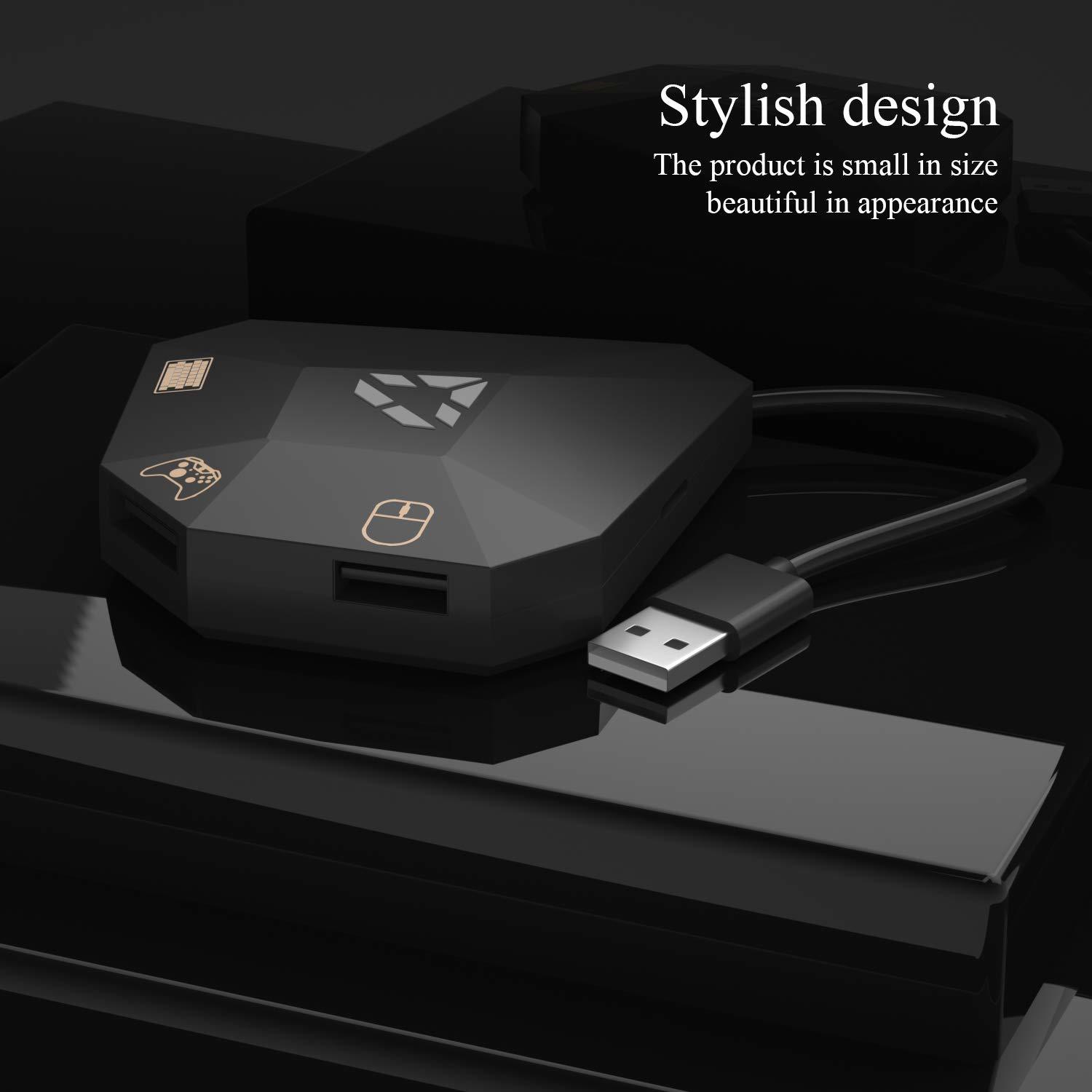 

Keyboard and Mouse Adapter for Nintendo Switch,Wired USB Connection Keyboard Mouse Converter for PS3/PS4/Xbox One/Xbox 360 Accessories