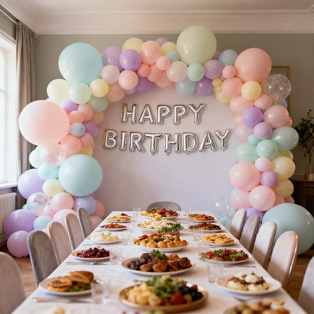Pink Macaron Balloon Garland Arch Decor Wedding Birthday Party Decoration Kids Red White Blue Latex Balloons Baby Shower Globos