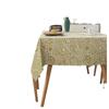 Waterproof Modern Simple Color Woven Jacquard Corrugated, Tablecloth Rectangular Coffee Table Tablecloth Dining Table Cloth