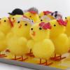 Easter Mini Fluffy Chicks Pack of 12/24 Chicken Surprise Toy for Filling Cake Ornaments Easter Party Decoration Kid Toy