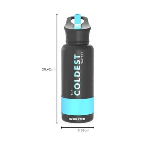 The Coldest Water Sports Bottle: Keeps Ice Melt for 36 Hours. Vacuum-insulated, 13-hour water bottle with a straw. Perfect for all seasons.