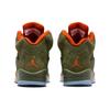 Air Jordan 5 Retro GS Olive 2024 Kids Sneakers Green Army-Olive Solar-Orange 440888-308