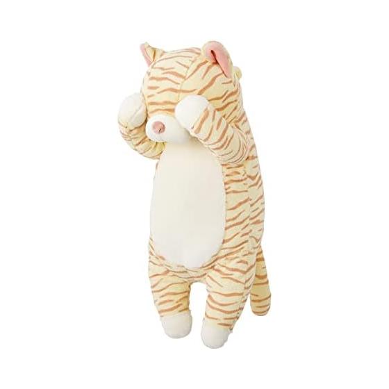 Ribuhaato Body Pillow Kubi Nekko Tabby Cat Plush Toy 87034-42 W16xD16xH45cm