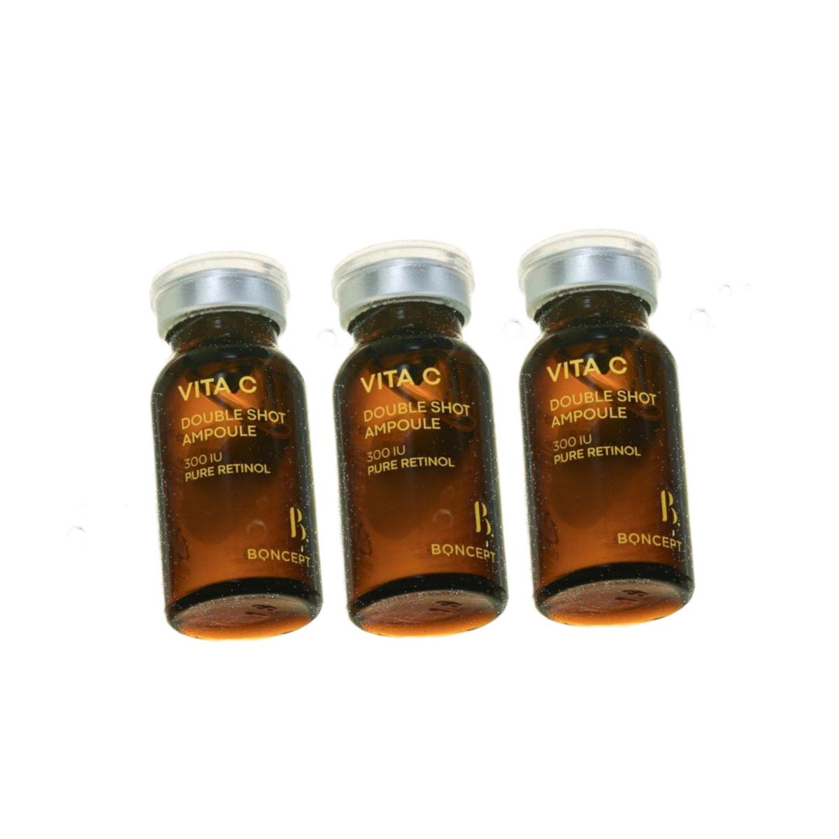 

BONCEPT Vita C Лиофилизированный Двойной Ампульный Набор – Осветление и Уход за Морщинами