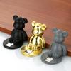 Little Bear Floor Anti Collision Door Rear Suction Cup Strong Magnetic Adhesive Luxury Simple Wooden Door Blocker No Punching.