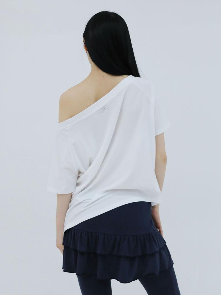 Eogeulliswedou Tiered Skirt Pants (Navy)