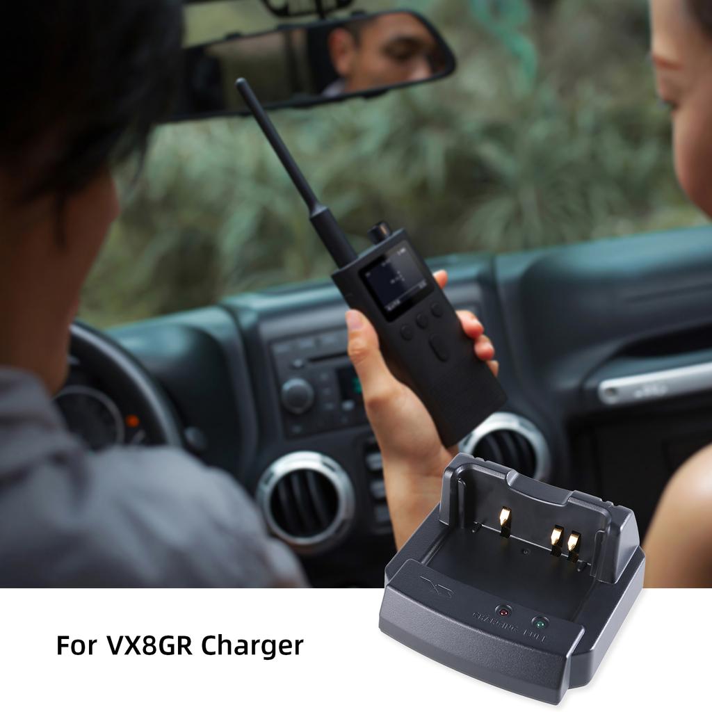 Handheld Radio Battery Charger Charging Dock for VX-8GR VX-8DR FT-1DR FT-1XDR FT-2DR FT-3DR Desktop Charger