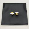 3D Stud Earrings Fashion Commute Small Luxury Ear Jewelry Women