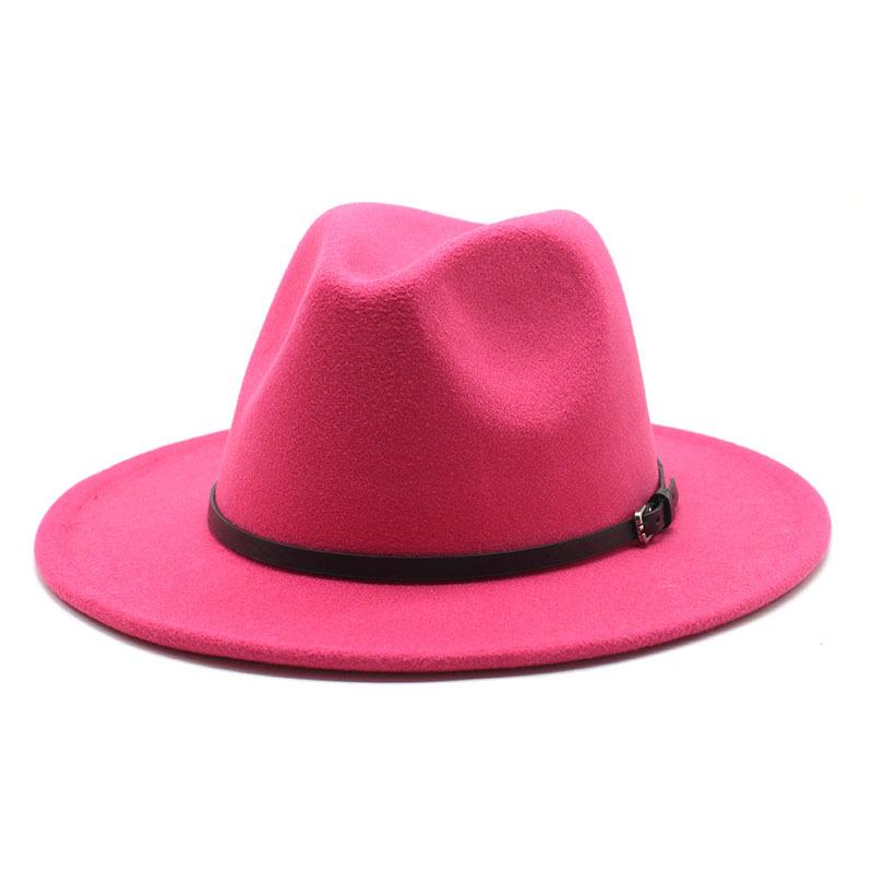 Hat Ladies Jazz Hat Seasonal British Retro Top Hat Ladies Trendy Ladies Woolen Gentleman Hat
