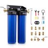 Deionized Water System for Car Wash, Spotless Car Wash Water System with 2 X 4L DI Resin, Bypass Valve & TDS Meter, Spot-Free Deionized Water Filter