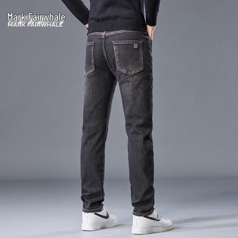 Mark Fairwhale Men's Straight-Leg Business Casual Jeans